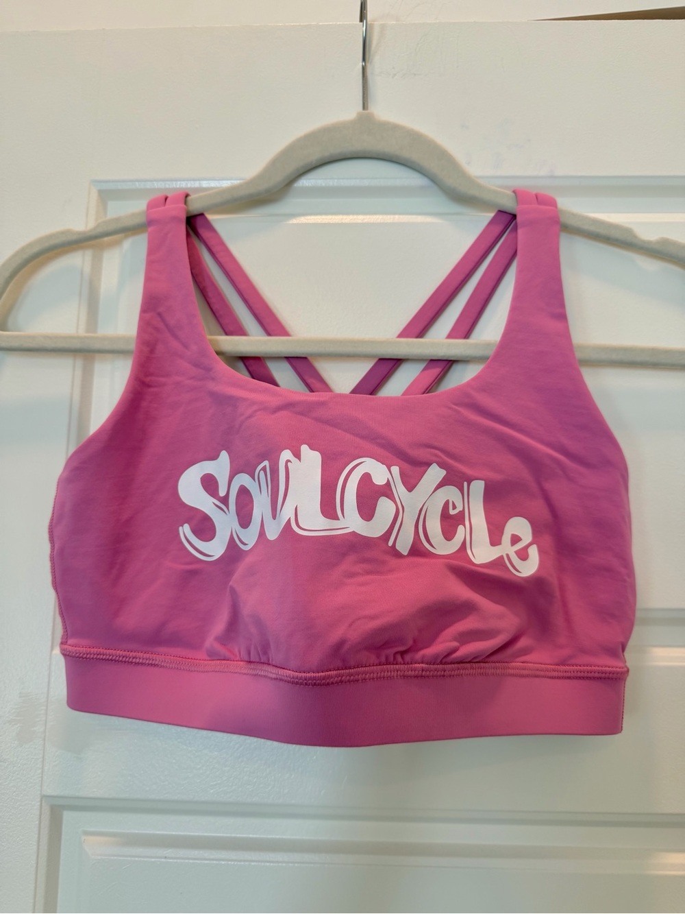 Soulcycle x Lululemon Pink Sports Bra Size 6